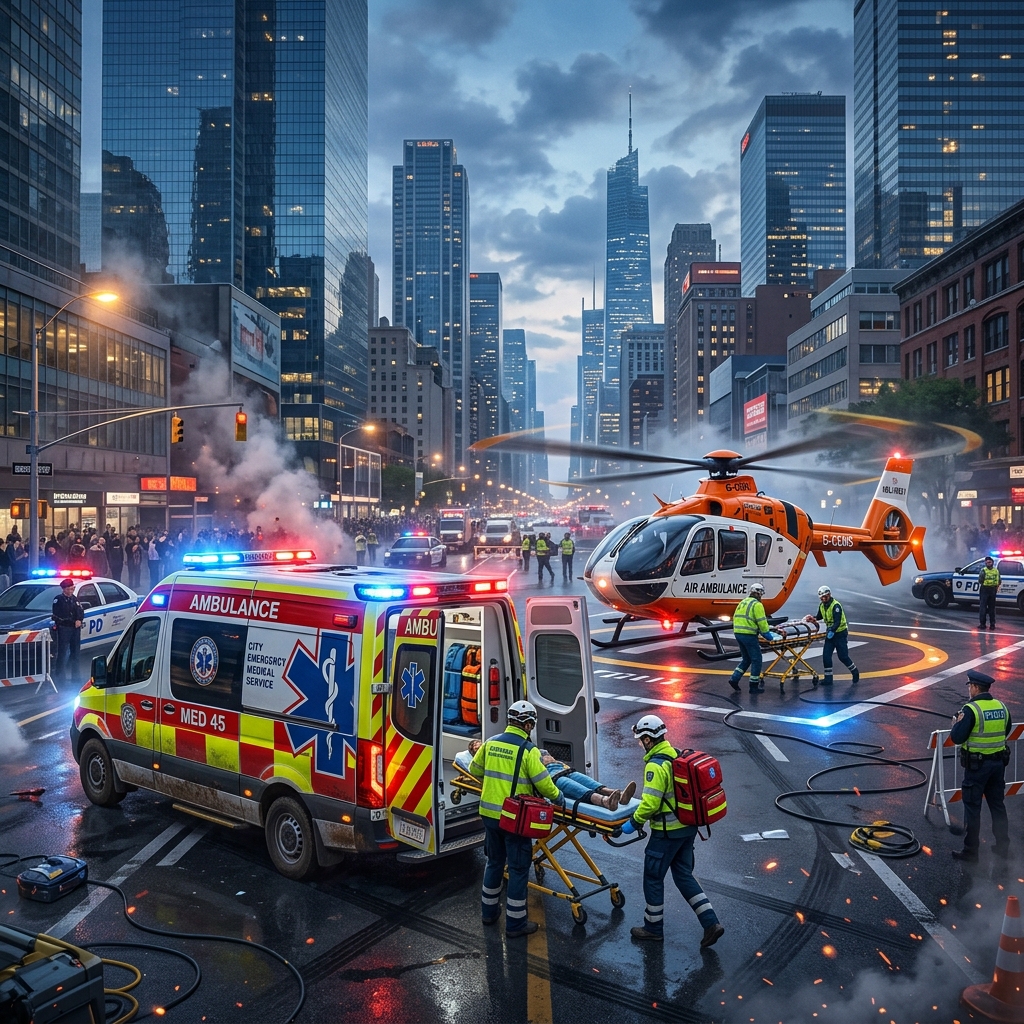 Rescue Sim: Ambulance & Heli